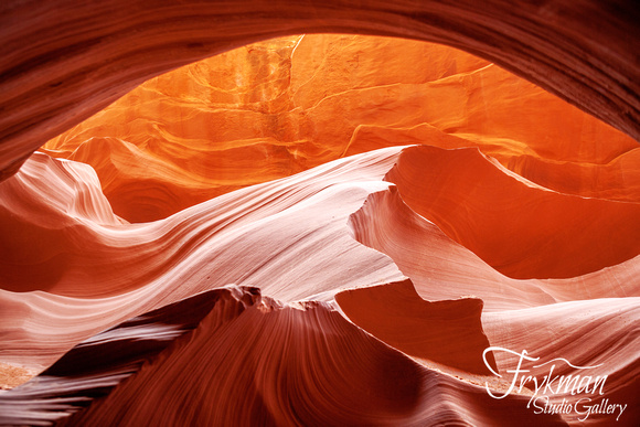 Looking Up in Antelope Canyon