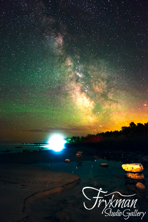 Sand Bay Stack/ Milky Way