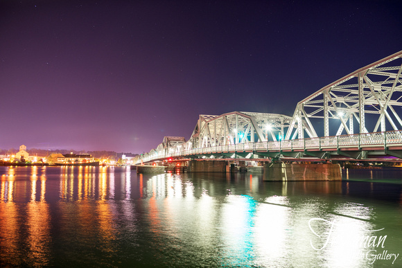 Steel Bridge at Night