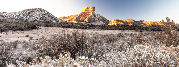 Butte in Mesa Verde National Park, Cortez, Colorado