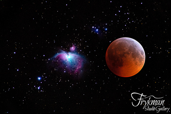 Orion & Blood Moon
