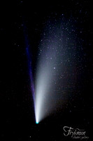 Comet NEOWISE close up