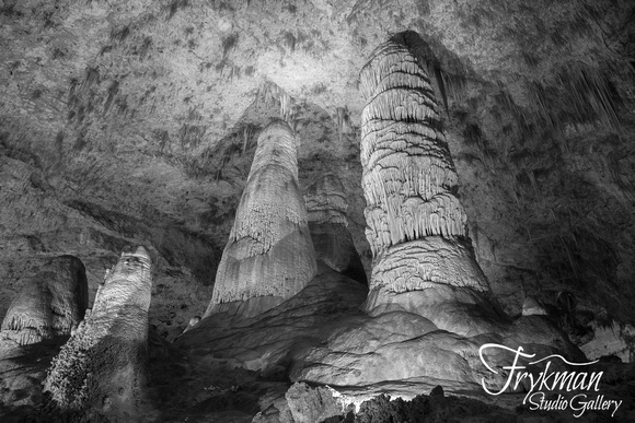Limestone formation in Carlsbad Caverns National Park, New Mexico