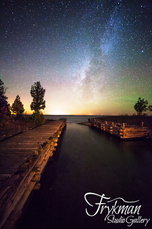 Porcupine Bay Milky Way - Vert (image #9545)